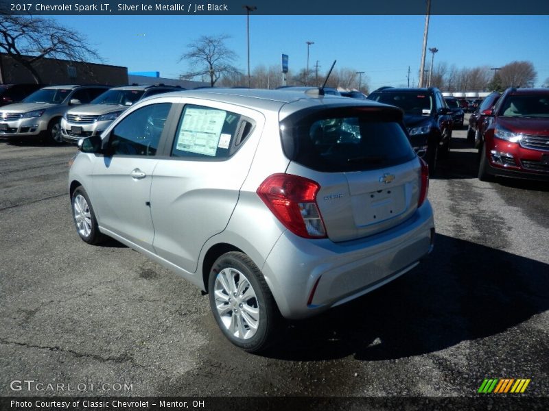 Silver Ice Metallic / Jet Black 2017 Chevrolet Spark LT