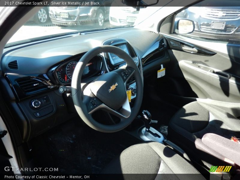 Silver Ice Metallic / Jet Black 2017 Chevrolet Spark LT