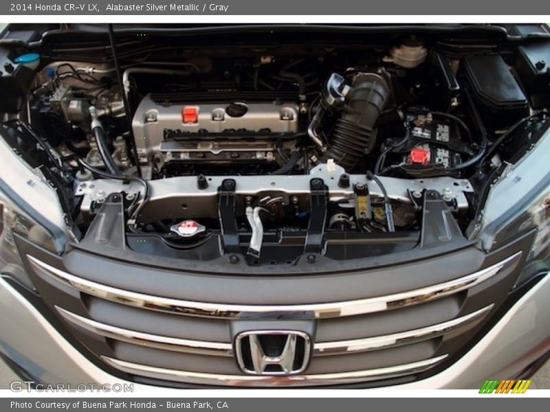 Alabaster Silver Metallic / Gray 2014 Honda CR-V LX