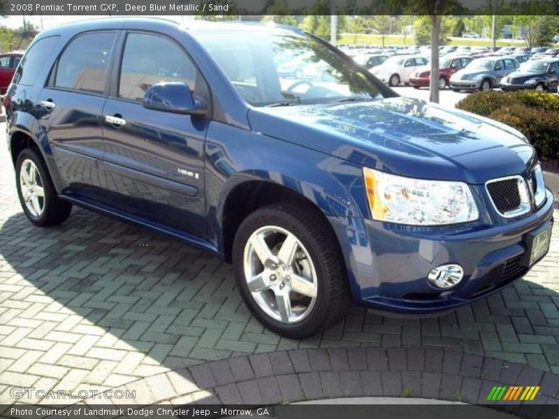 Deep Blue Metallic / Sand 2008 Pontiac Torrent GXP