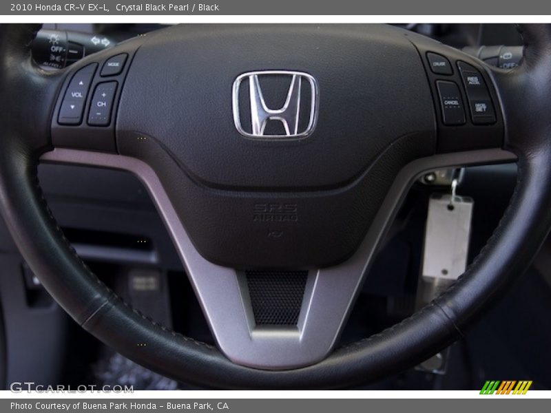Crystal Black Pearl / Black 2010 Honda CR-V EX-L