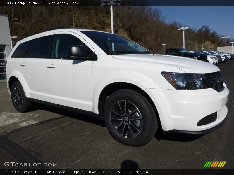 Vice White / Black 2017 Dodge Journey SE