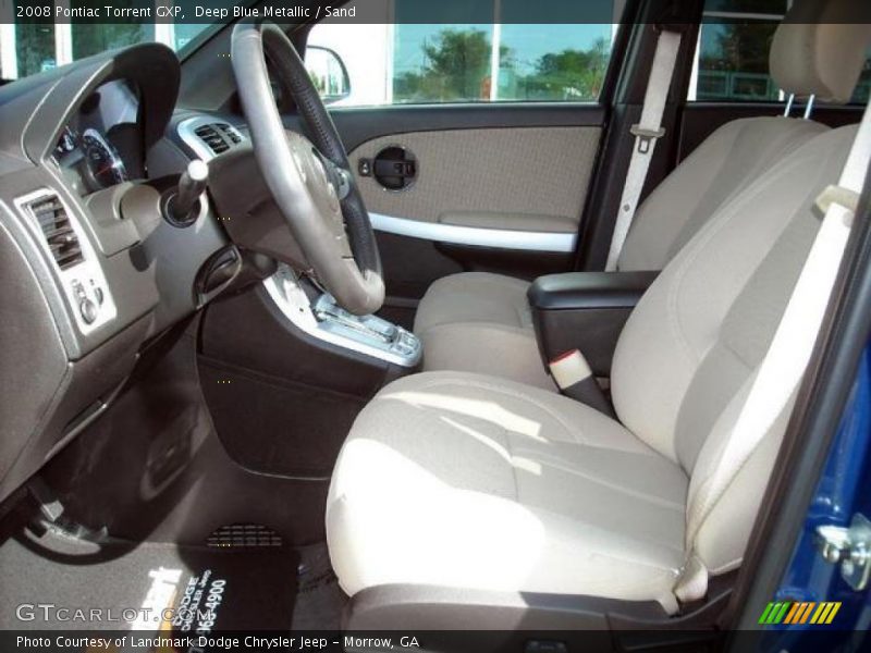 Deep Blue Metallic / Sand 2008 Pontiac Torrent GXP