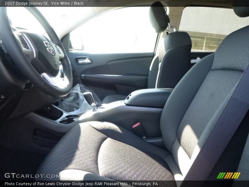 Vice White / Black 2017 Dodge Journey SE