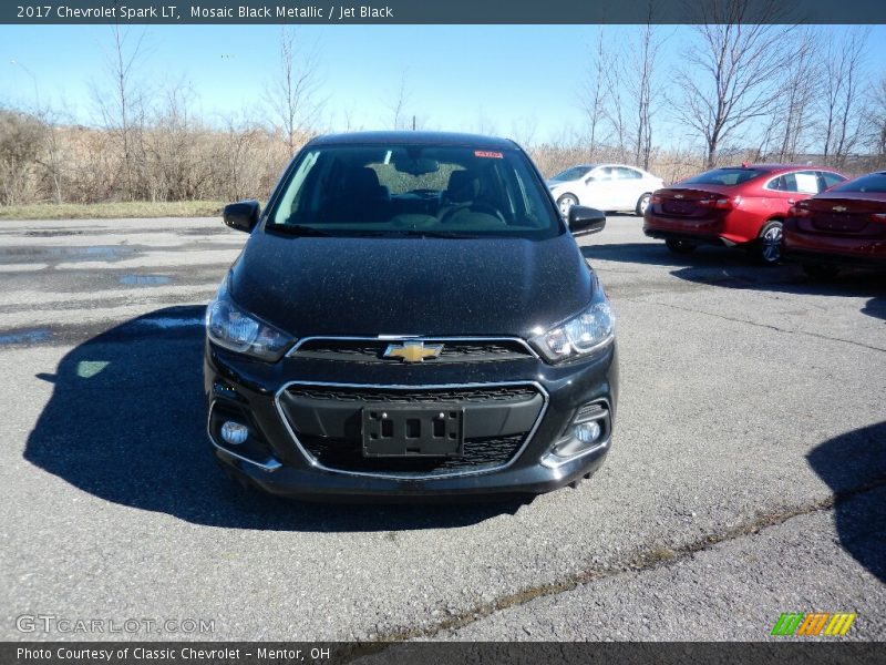 Mosaic Black Metallic / Jet Black 2017 Chevrolet Spark LT