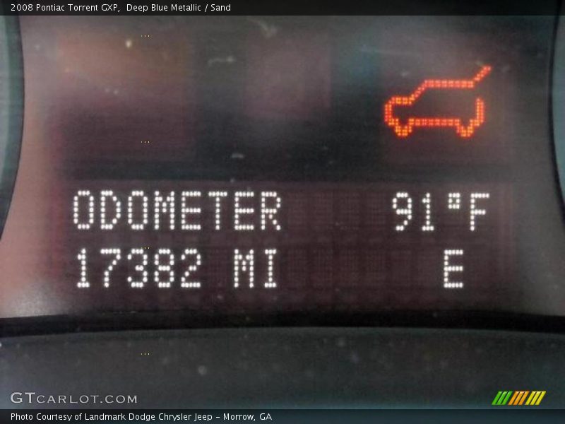 Deep Blue Metallic / Sand 2008 Pontiac Torrent GXP