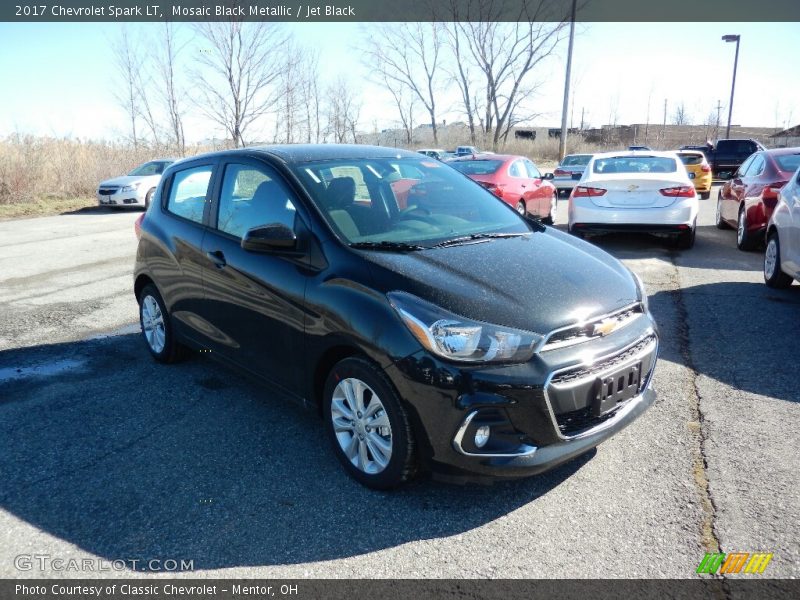 Mosaic Black Metallic / Jet Black 2017 Chevrolet Spark LT
