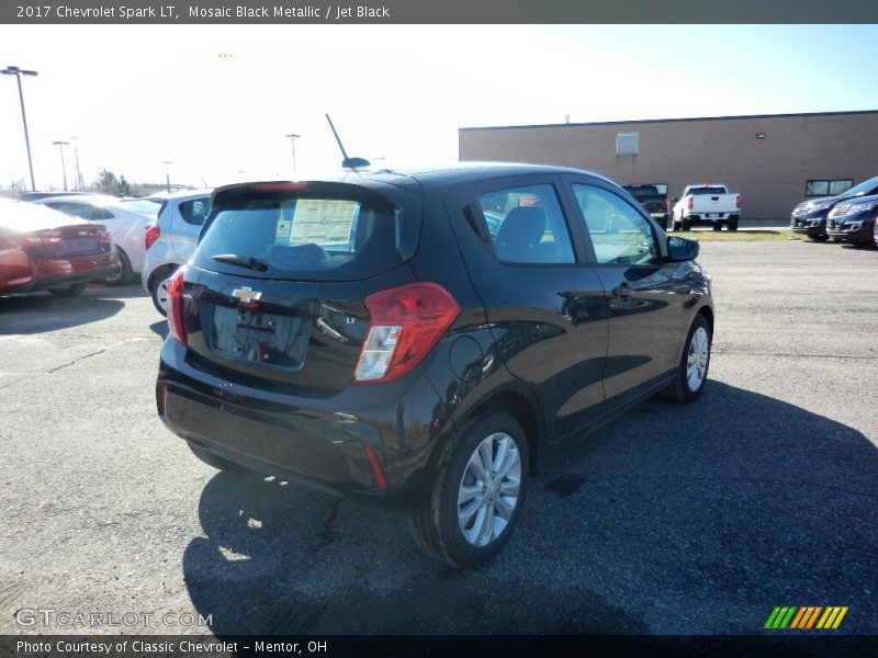 Mosaic Black Metallic / Jet Black 2017 Chevrolet Spark LT