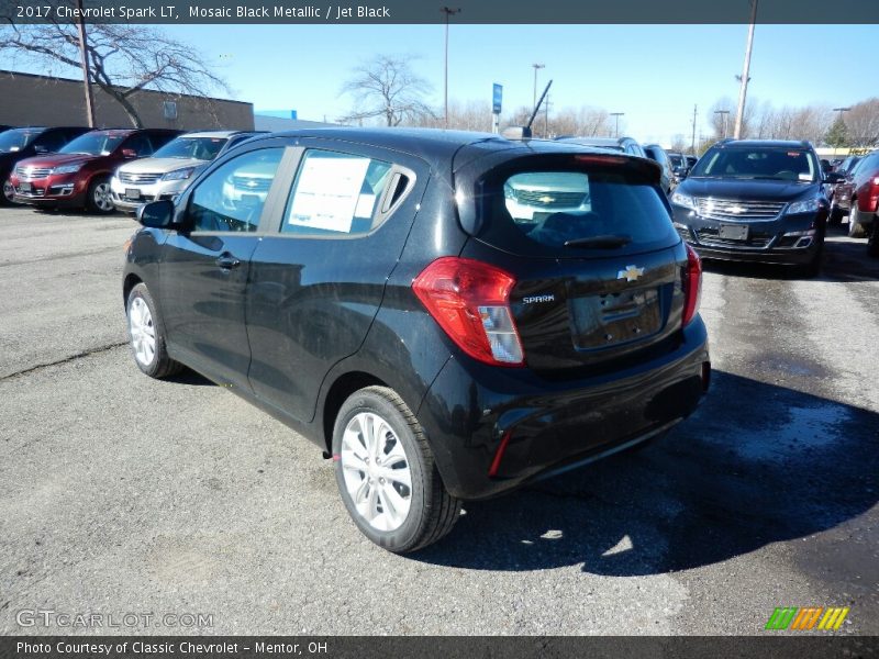 Mosaic Black Metallic / Jet Black 2017 Chevrolet Spark LT