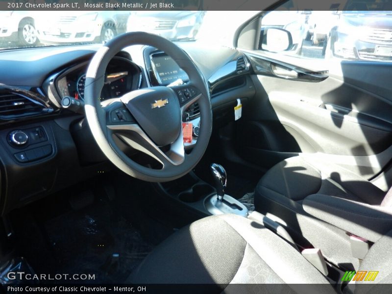 Mosaic Black Metallic / Jet Black 2017 Chevrolet Spark LT