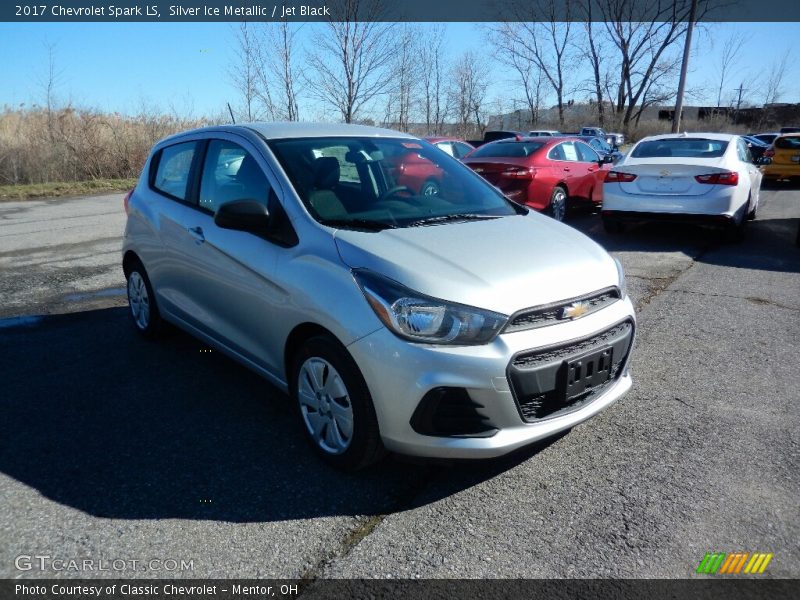 Silver Ice Metallic / Jet Black 2017 Chevrolet Spark LS