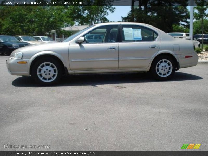 Sunlit Sand Metallic / Blond 2000 Nissan Maxima GXE