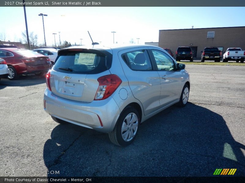 Silver Ice Metallic / Jet Black 2017 Chevrolet Spark LS