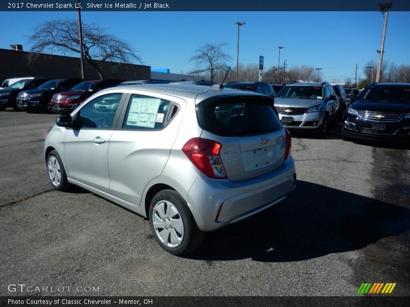 Silver Ice Metallic / Jet Black 2017 Chevrolet Spark LS