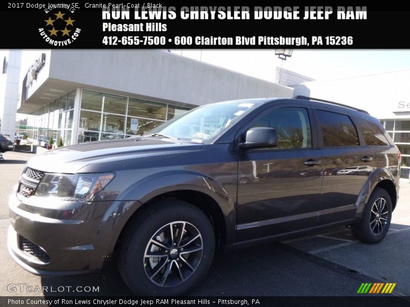 Granite Pearl-Coat / Black 2017 Dodge Journey SE