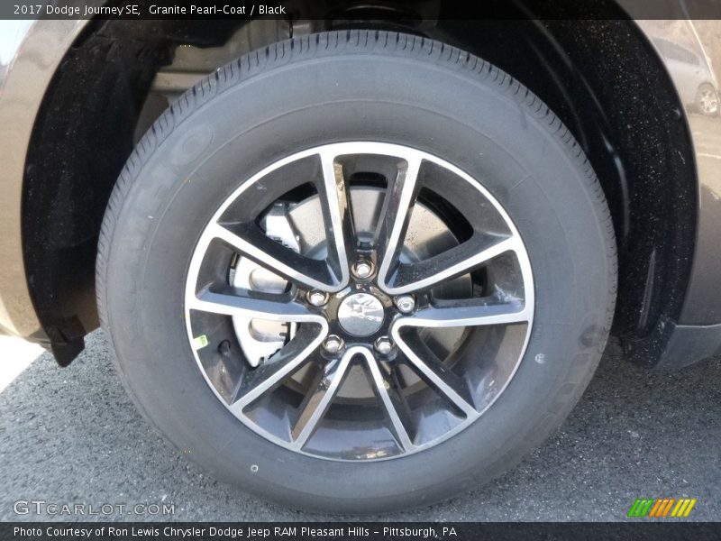 Granite Pearl-Coat / Black 2017 Dodge Journey SE