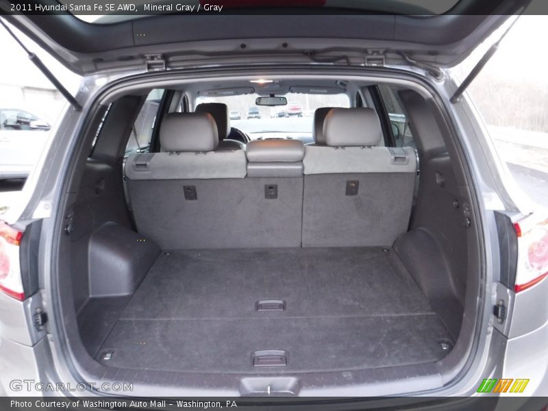 Mineral Gray / Gray 2011 Hyundai Santa Fe SE AWD