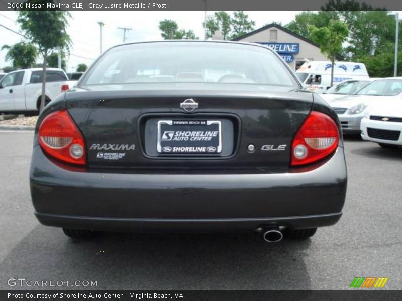Gray Lustre Metallic / Frost 2000 Nissan Maxima GLE