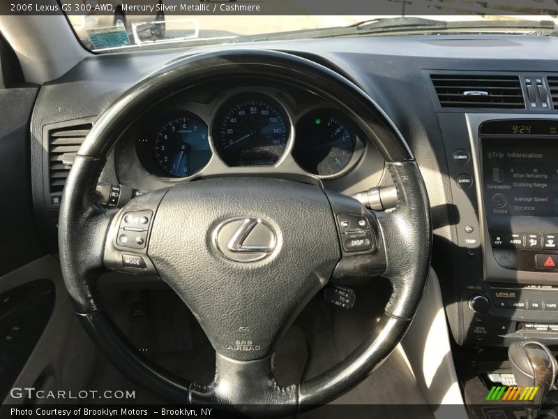 Mercury Silver Metallic / Cashmere 2006 Lexus GS 300 AWD