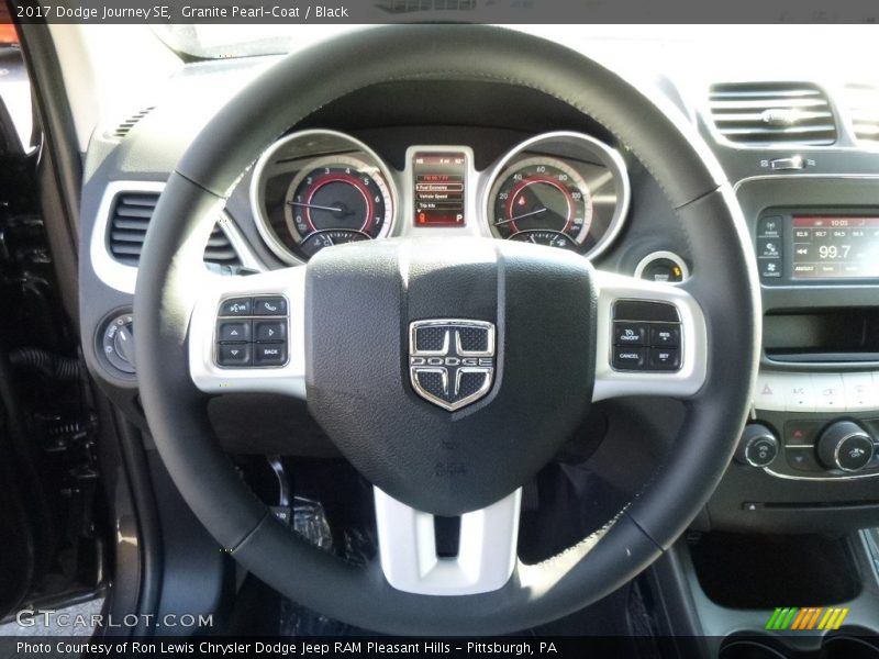 Granite Pearl-Coat / Black 2017 Dodge Journey SE
