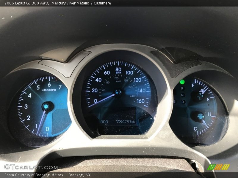 Mercury Silver Metallic / Cashmere 2006 Lexus GS 300 AWD