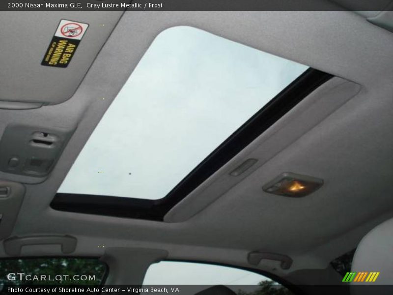 Gray Lustre Metallic / Frost 2000 Nissan Maxima GLE