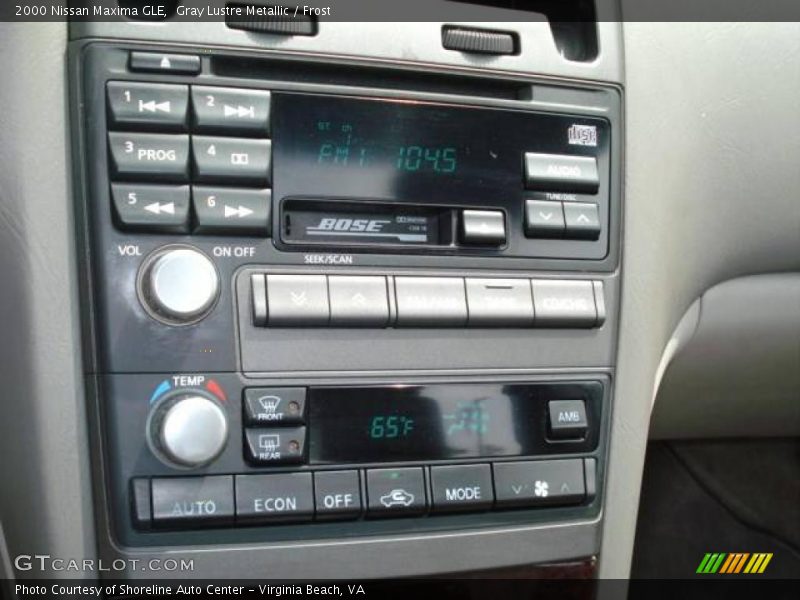 Gray Lustre Metallic / Frost 2000 Nissan Maxima GLE