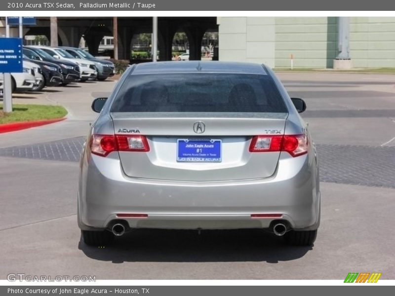 Palladium Metallic / Taupe 2010 Acura TSX Sedan
