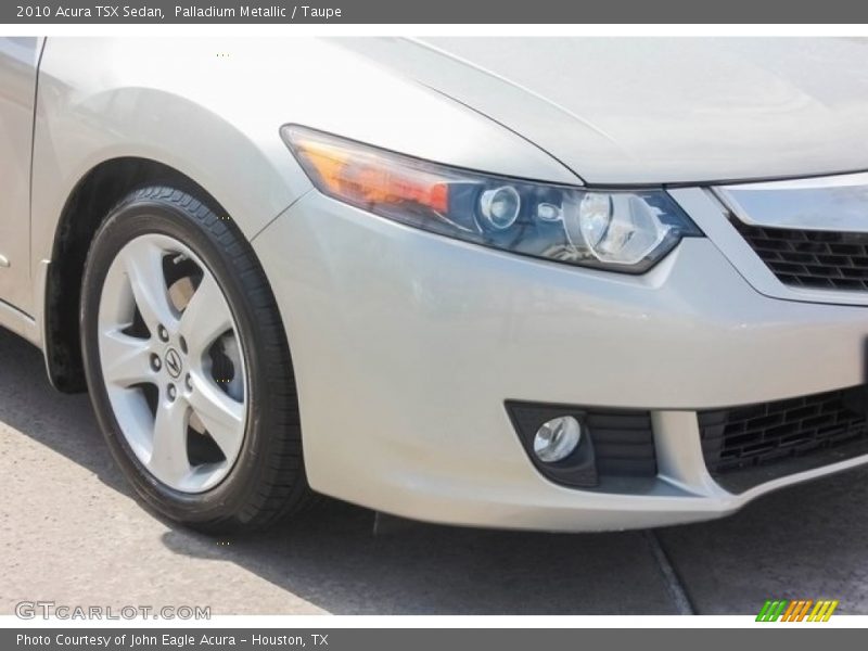 Palladium Metallic / Taupe 2010 Acura TSX Sedan