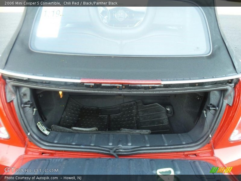 Chili Red / Black/Panther Black 2006 Mini Cooper S Convertible