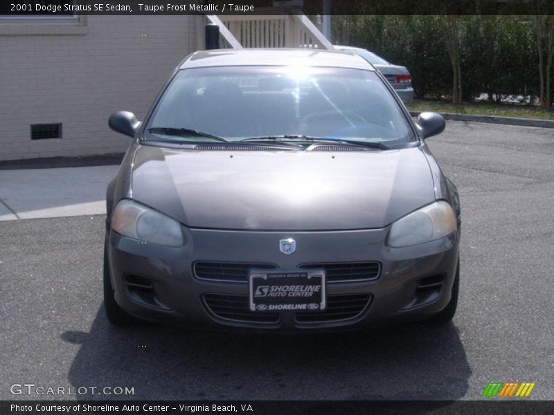 Taupe Frost Metallic / Taupe 2001 Dodge Stratus SE Sedan
