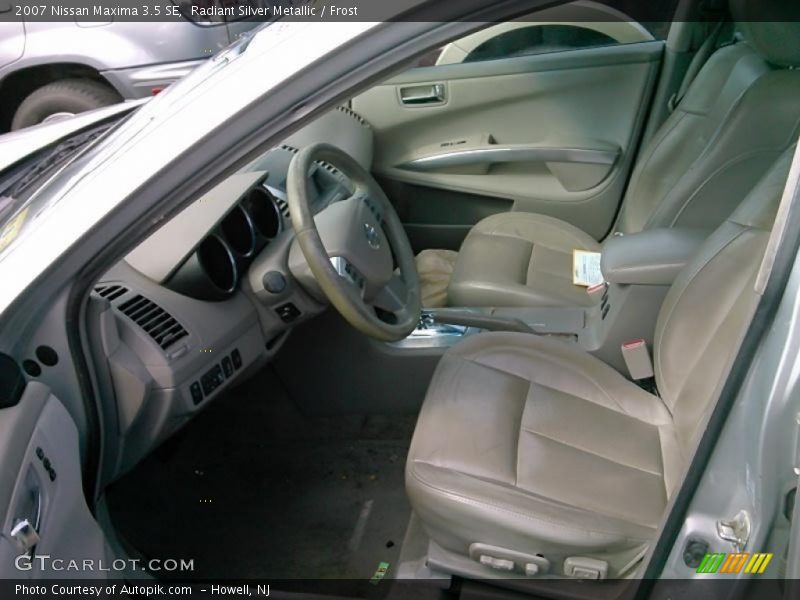 Radiant Silver Metallic / Frost 2007 Nissan Maxima 3.5 SE