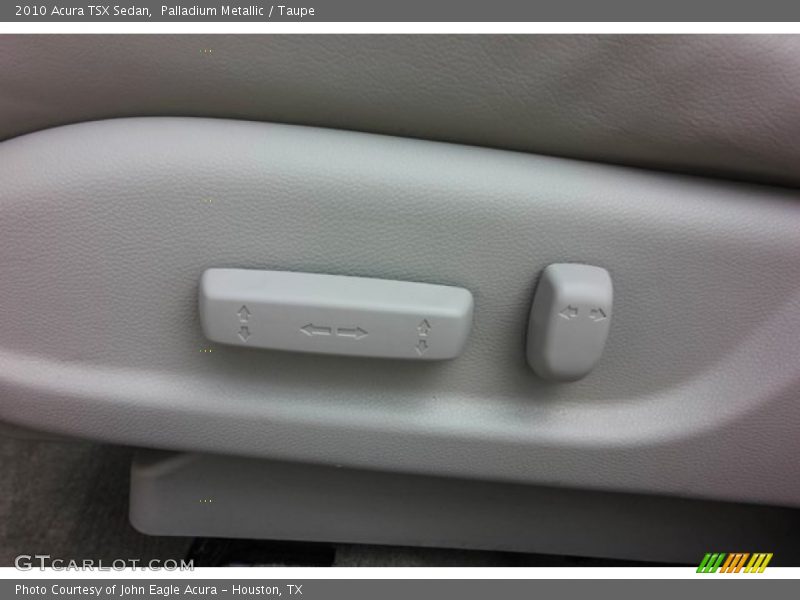 Palladium Metallic / Taupe 2010 Acura TSX Sedan