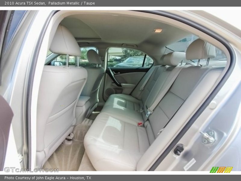 Palladium Metallic / Taupe 2010 Acura TSX Sedan