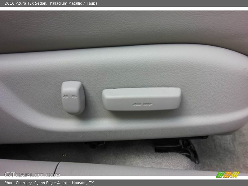 Palladium Metallic / Taupe 2010 Acura TSX Sedan