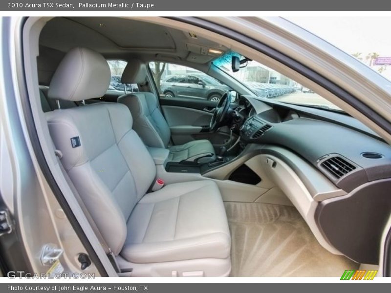 Palladium Metallic / Taupe 2010 Acura TSX Sedan