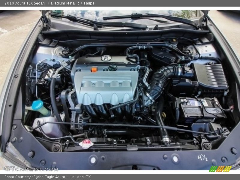 Palladium Metallic / Taupe 2010 Acura TSX Sedan
