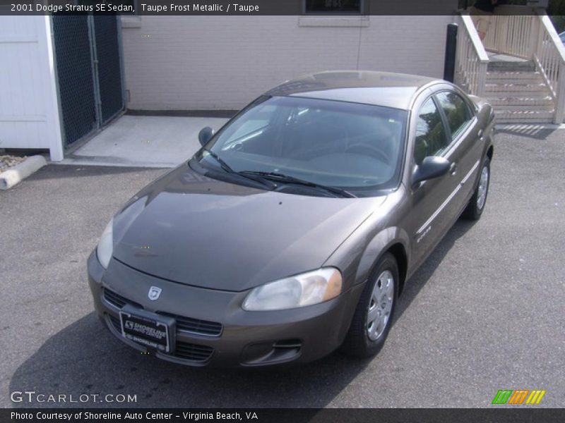 Taupe Frost Metallic / Taupe 2001 Dodge Stratus SE Sedan