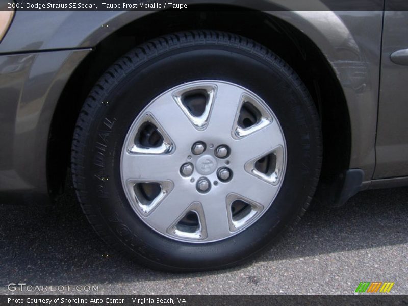 Taupe Frost Metallic / Taupe 2001 Dodge Stratus SE Sedan