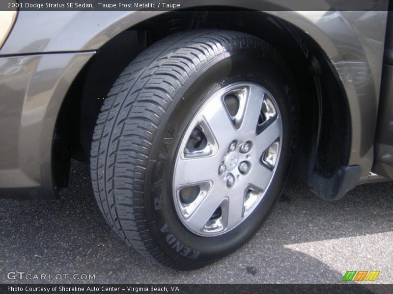 Taupe Frost Metallic / Taupe 2001 Dodge Stratus SE Sedan