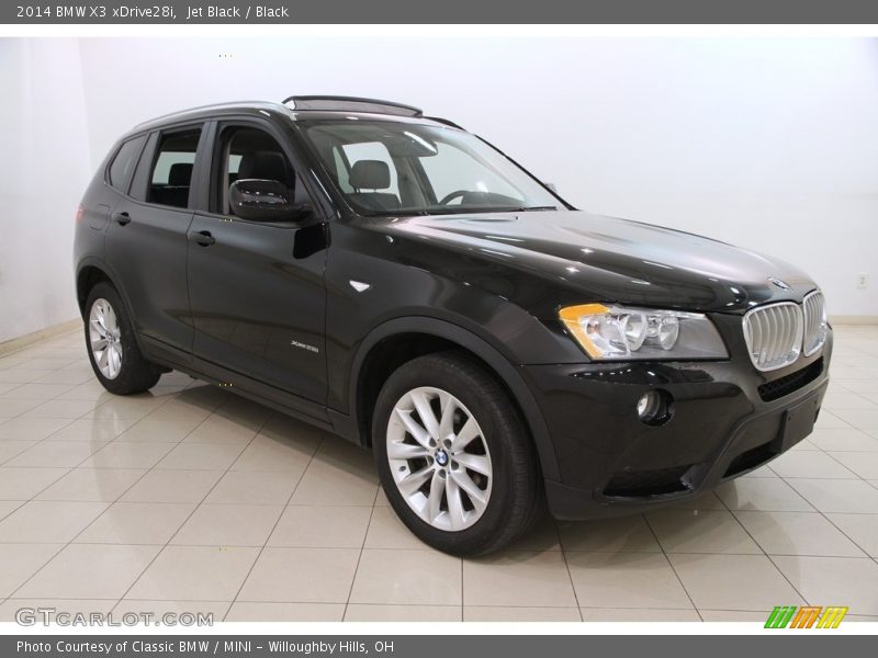 Jet Black / Black 2014 BMW X3 xDrive28i