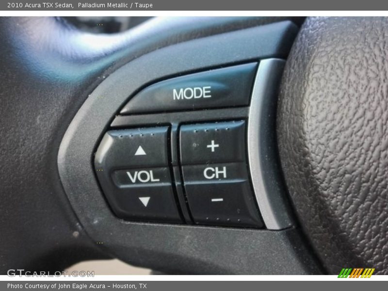 Palladium Metallic / Taupe 2010 Acura TSX Sedan