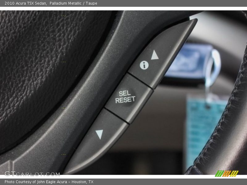 Palladium Metallic / Taupe 2010 Acura TSX Sedan