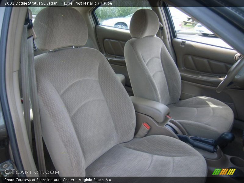 Taupe Frost Metallic / Taupe 2001 Dodge Stratus SE Sedan