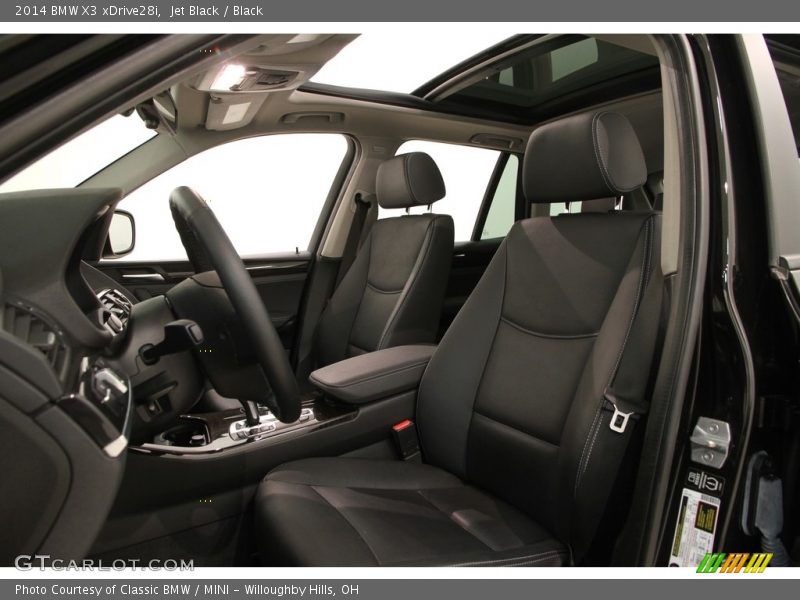 Jet Black / Black 2014 BMW X3 xDrive28i
