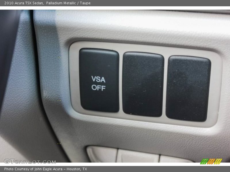 Palladium Metallic / Taupe 2010 Acura TSX Sedan