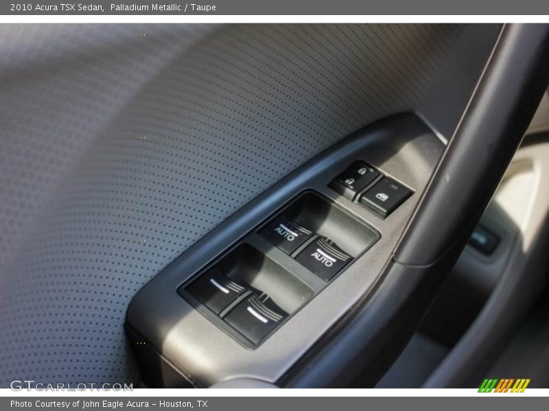 Palladium Metallic / Taupe 2010 Acura TSX Sedan
