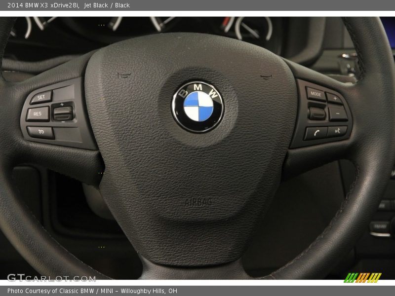 Jet Black / Black 2014 BMW X3 xDrive28i