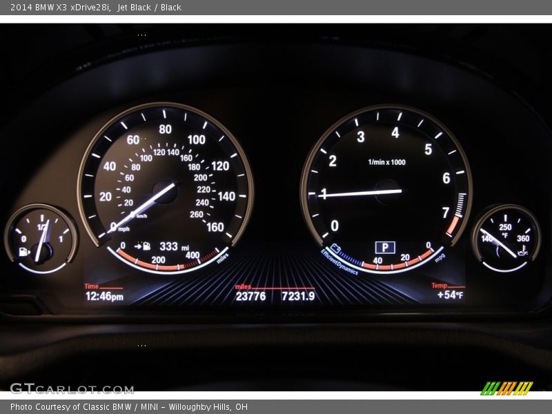 Jet Black / Black 2014 BMW X3 xDrive28i
