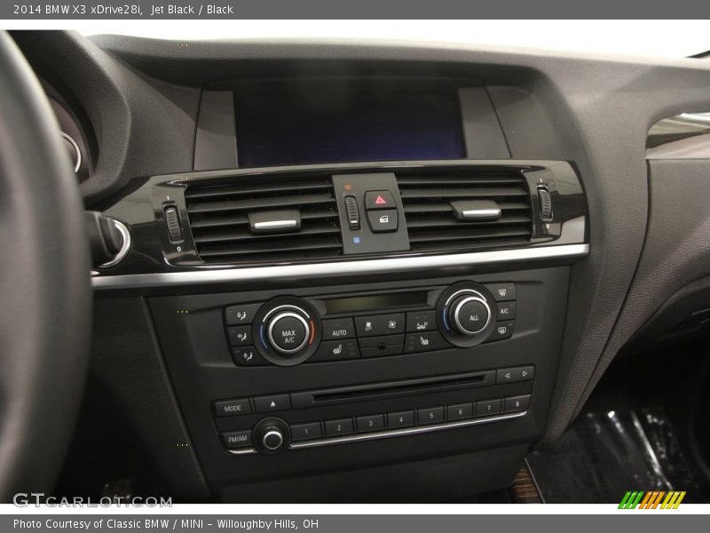 Jet Black / Black 2014 BMW X3 xDrive28i